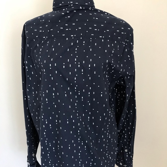 Navy Blue Pattern Ling Sleeve - Picture 3 of 3